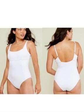 Andie▪️STall Havana Ribbed White One Piece Swimsuit